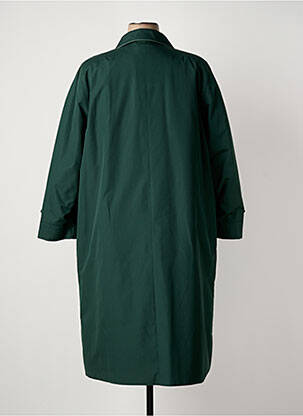 Trench țesătură poplin fără glugă verde BARBARA LEBEK femeie