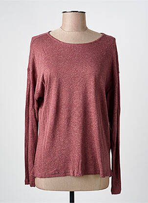 Top elasticitate mâneci lungi roșu ONLY femme