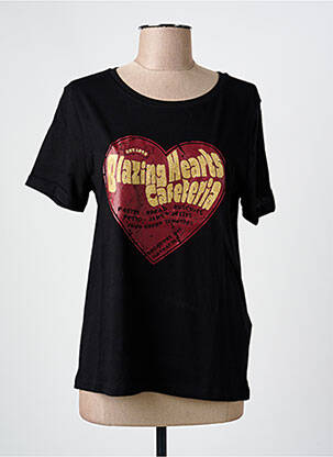 Tricou serigrafie mâneci scurte negru ONLY femeie