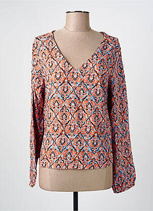 Top portocaliu ONLY femeie