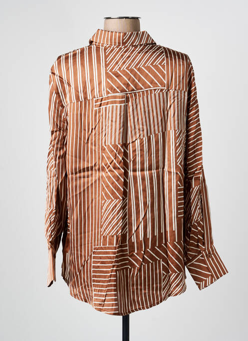 Cămașă maro GRACE & MILA femeie