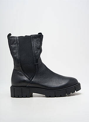 Botine/ghete material neted toc de 4 la 6 cm negru CAPRICE femeie