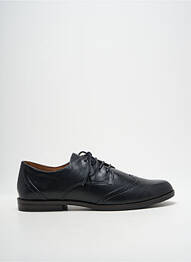 Derby-uri țesătură satinată toc plat până la 3 cm negru CAPRICE femme