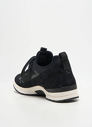 Adidași nubuc toc plat până la 3 cm negru CAPRICE femeie