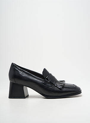 Mocasini pătrat toc de 4 la 6 cm negru CAPRICE femeie