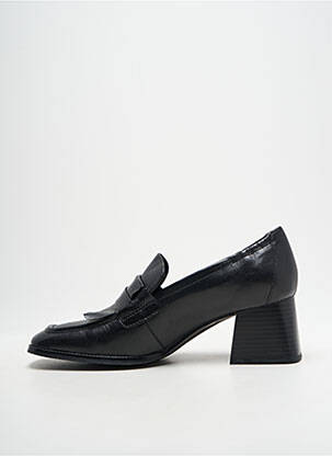 Mocasini pătrat toc de 4 la 6 cm negru CAPRICE femeie