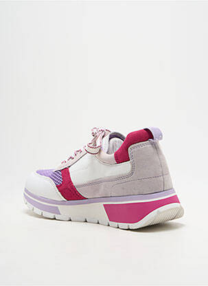 Adidași vârf rotund toc de 4 la 6 cm violet CAPRICE femeie