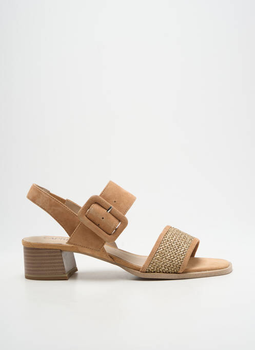 Sandale/Pantofi decupați maro CAPRICE femeie