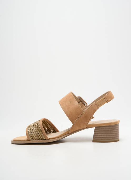 Sandale/Pantofi decupați maro CAPRICE femeie