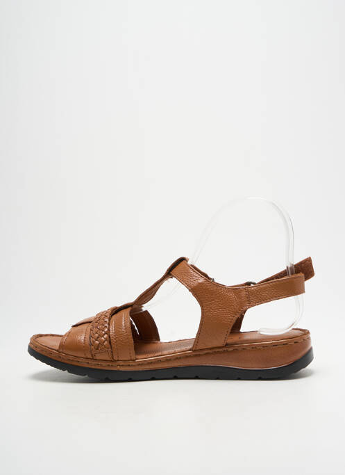 Sandale/Pantofi decupați maro CAPRICE femeie