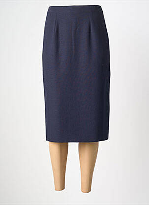 Fustă midi albastru LISA CHESNAY femeie