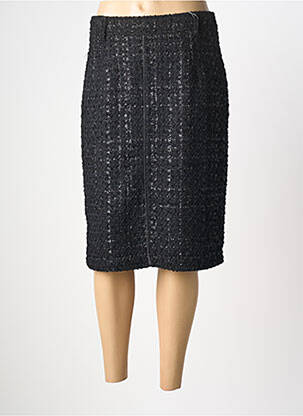 Fustă midi negru ERFO femeie