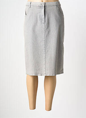 Fustă midi gri KARTING femeie