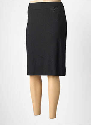 Fustă midi croială dreaptă negru FRANK WALDER femme