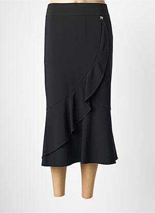 Fustă midi talie cu cleme negru FRANK WALDER femme