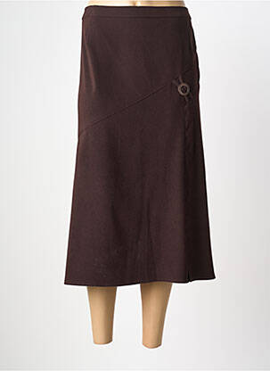 Fustă midi maro KARTING femeie