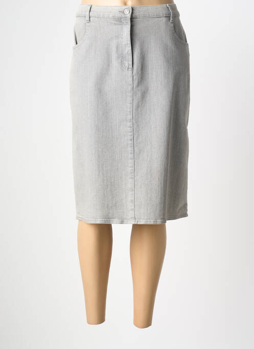 Fustă midi gri KARTING femeie