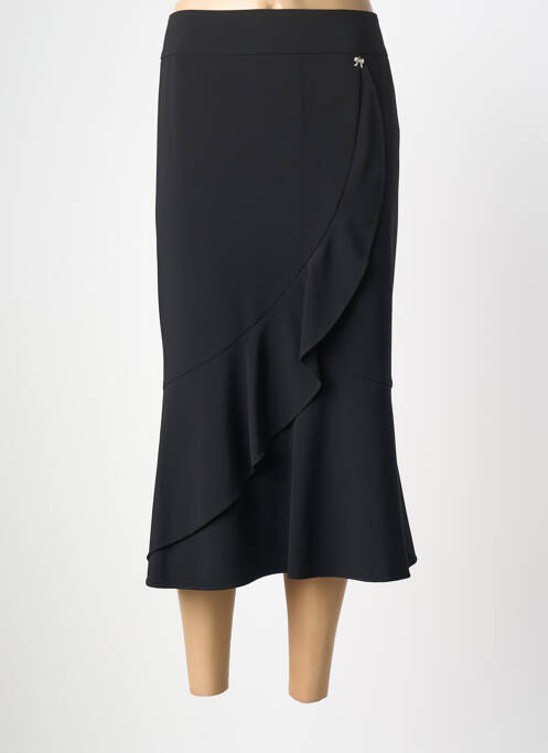 Fustă midi talie cu cleme negru FRANK WALDER femme