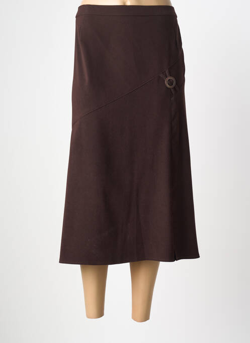 Fustă midi maro KARTING femeie