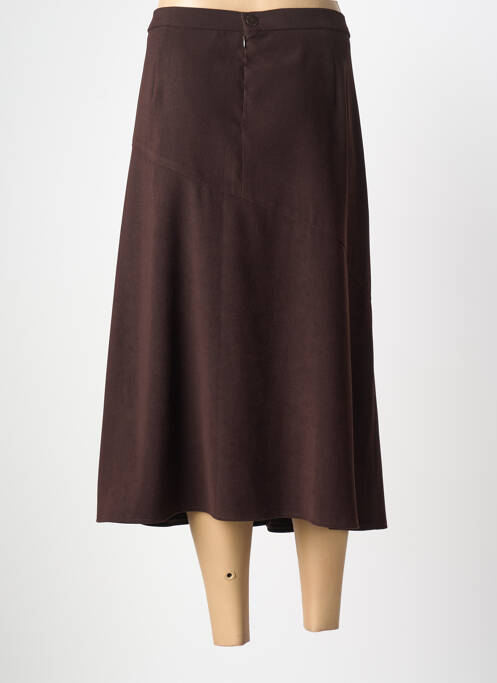 Fustă midi maro KARTING femeie