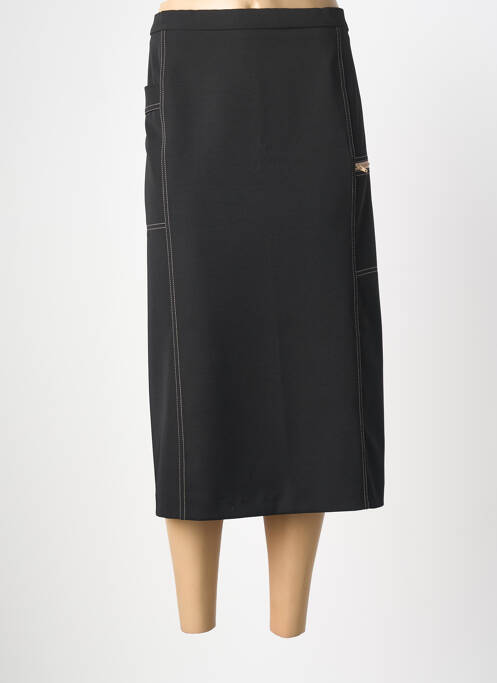 Fustă midi negru KARTING femeie