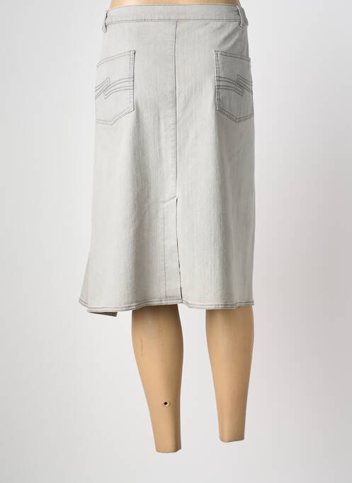 Fustă midi gri KARTING femeie