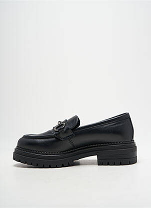 Mocasini material neted toc de 4 la 6 cm negru NERO GIARDINI femeie