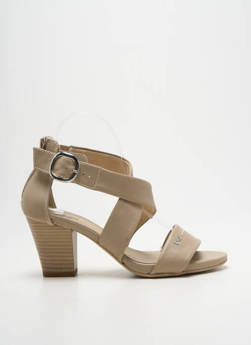 Sandale/Pantofi decupați bej NERO GIARDINI femeie