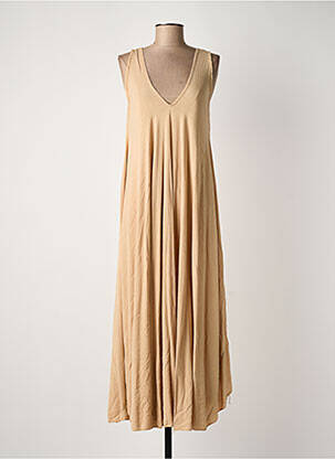 Rochie lungă maro ALLEN & JO femeie