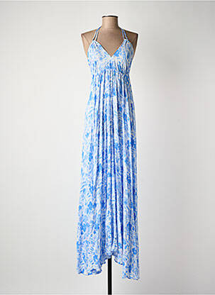 Rochie lungă albastru ROSA FASHION femeie