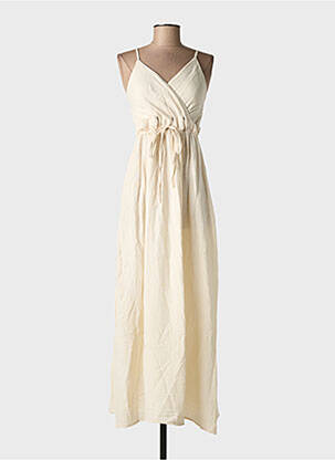 Rochie lungă bej ELENA Z femeie