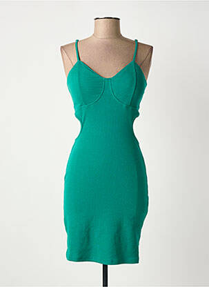 Rochie scurtă verde FASHION femeie