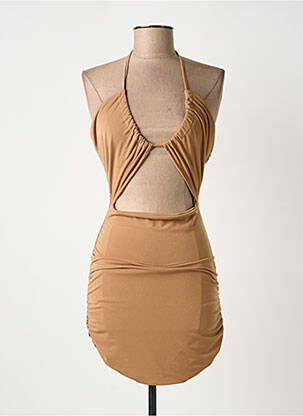 Rochie scurtă bej SANDY femeie