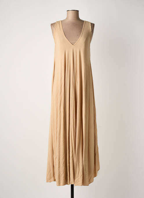 Rochie lungă maro ALLEN & JO femeie