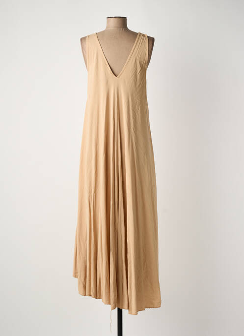 Rochie lungă maro ALLEN & JO femeie