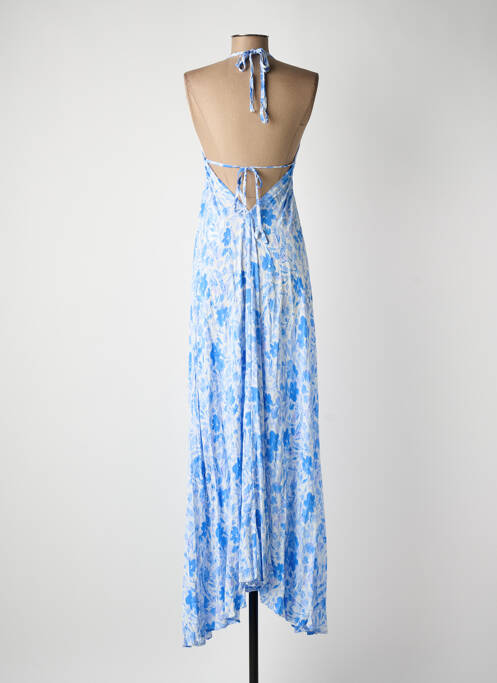 Rochie lungă albastru ROSA FASHION femeie