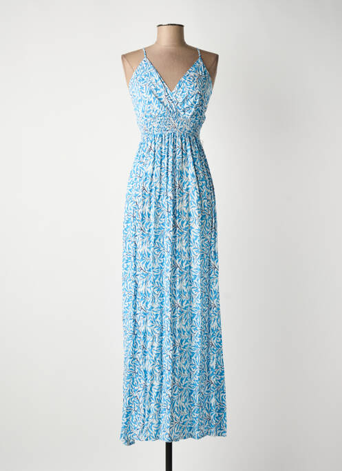 Rochie lungă albastru MISS SARA FASHION femeie