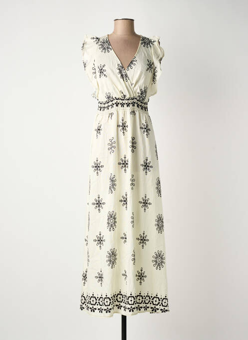 Rochie lungă bej ELENA Z femeie