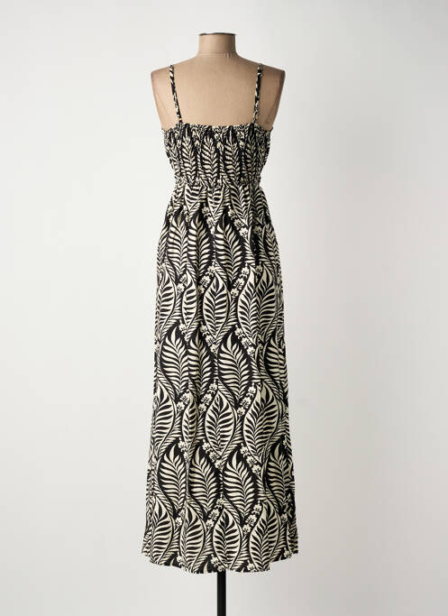 Rochie lungă negru ELENA Z femeie