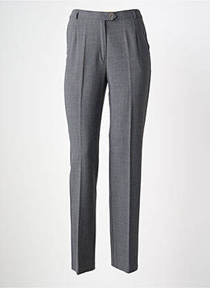 Pantalon slim talie înaltă talie înaltă gri FRANK WALDER femeie