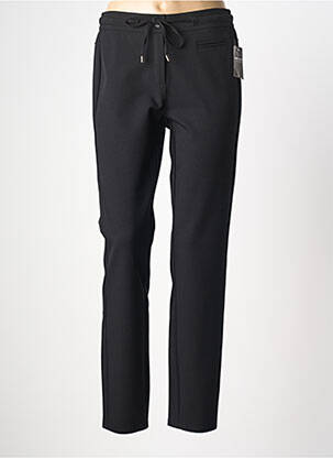 Pantalon slim talie elastică mărime normală negru FRANK WALDER femeie