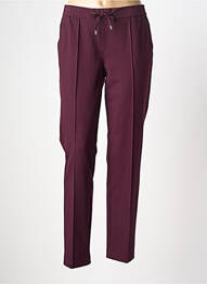 Pantalon slim talie elastică mărime normală violet FRANK WALDER femme