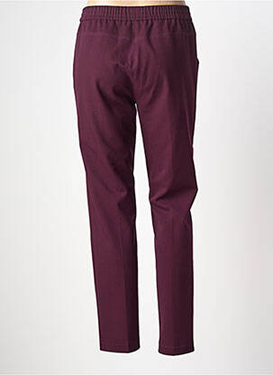 Pantalon slim talie elastică mărime normală violet FRANK WALDER femeie