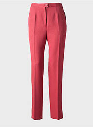 Pantalon slim elasticitate talie înaltă roșu KARTING femme
