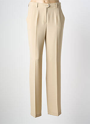 Pantalon slim bej LUCIA femeie