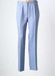 Pantalon slim buzunare talie înaltă albastru SOMMERMANN femme