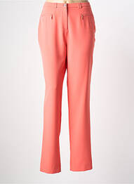 Pantalon drept țesătură poplin mărime normală portocaliu GREGORY PAT femme