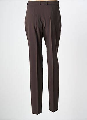 Pantalon slim talie înaltă talie înaltă maro BRUNO SAINT HILAIRE femeie