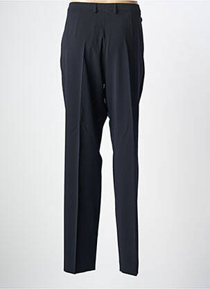 Pantalon drept talie cu cleme mărime normală negru BRUNO SAINT HILAIRE femeie