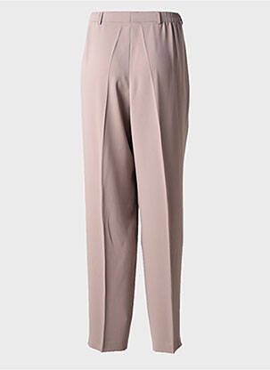 Pantalon drept țesătură crep mărime normală bej NONET femeie